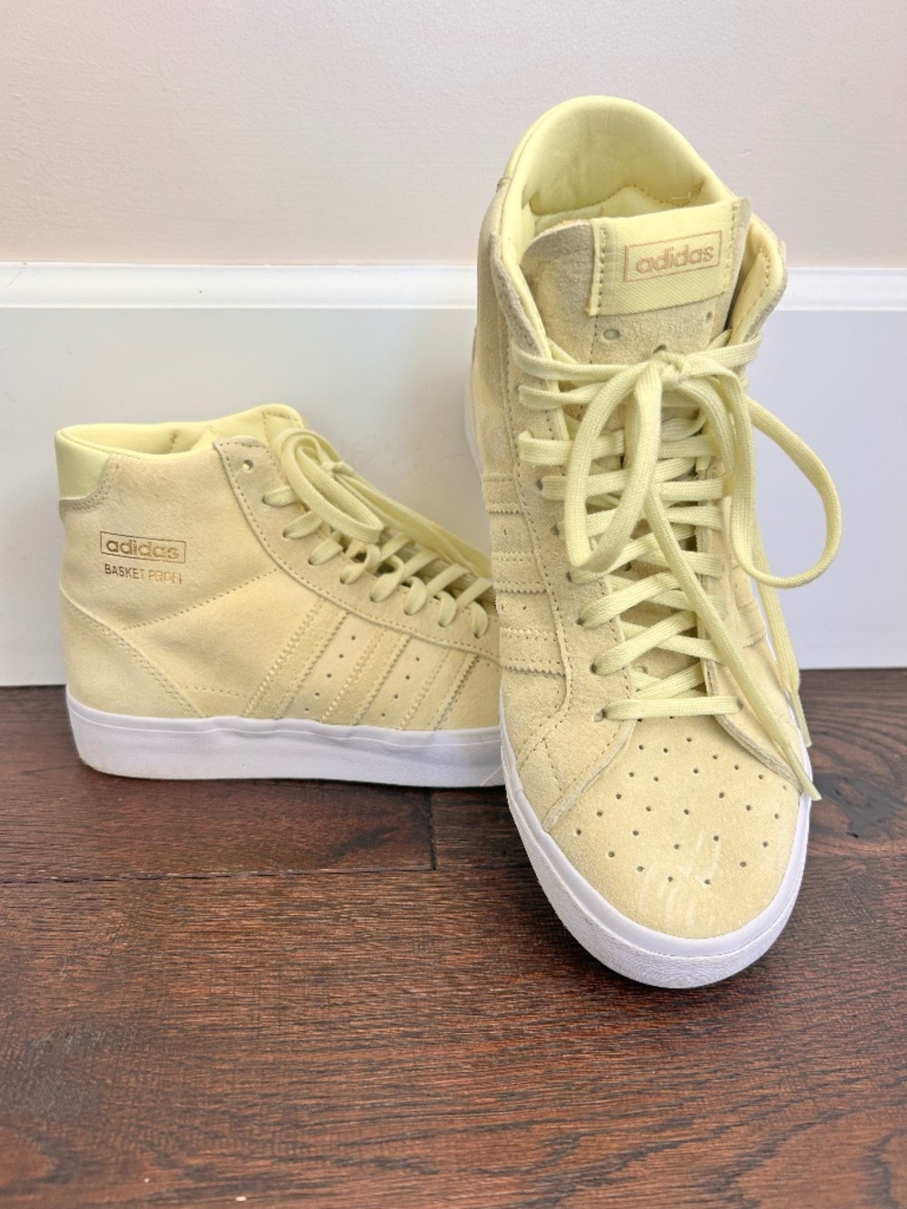 Adidas High Top Basket Profi Women's Athletic Suede Sneakers